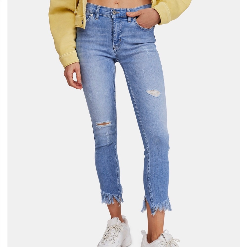 We The Free - Great heights frayed skinny jeans